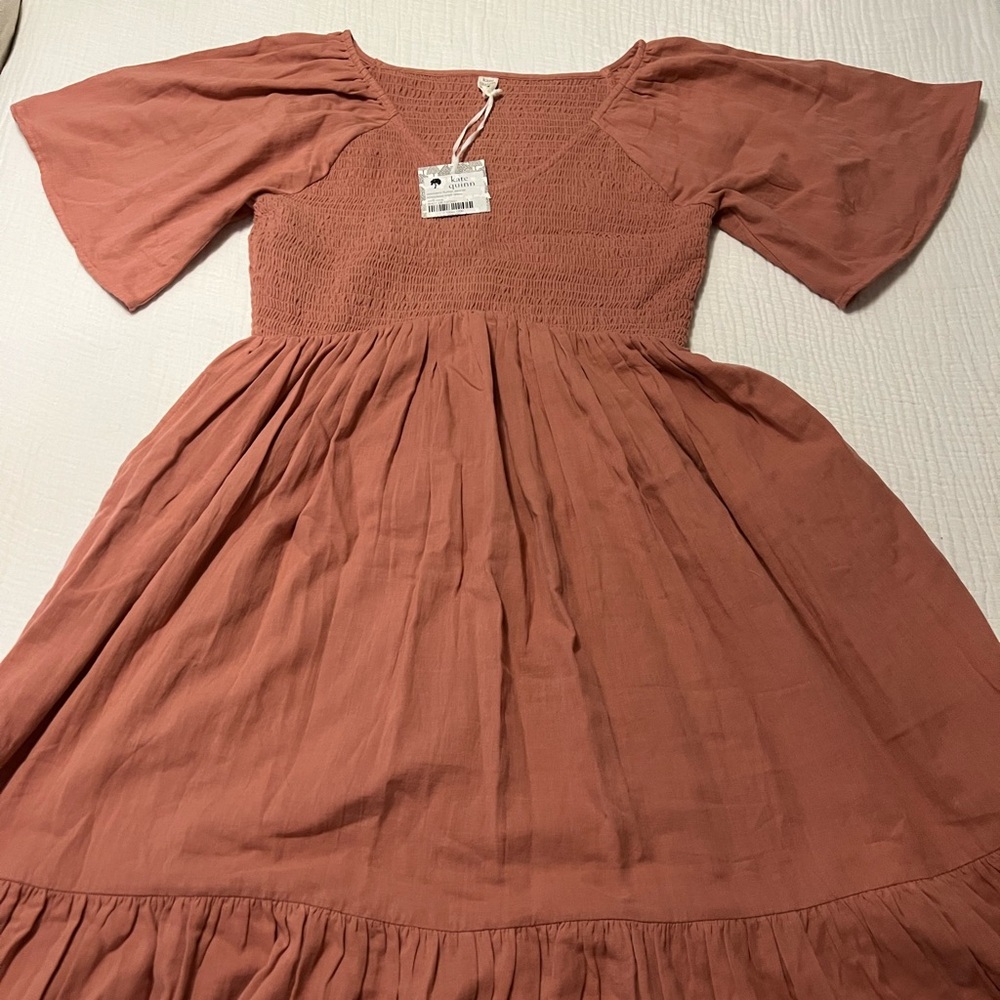 NWT kate quinn Soft Rose Dress